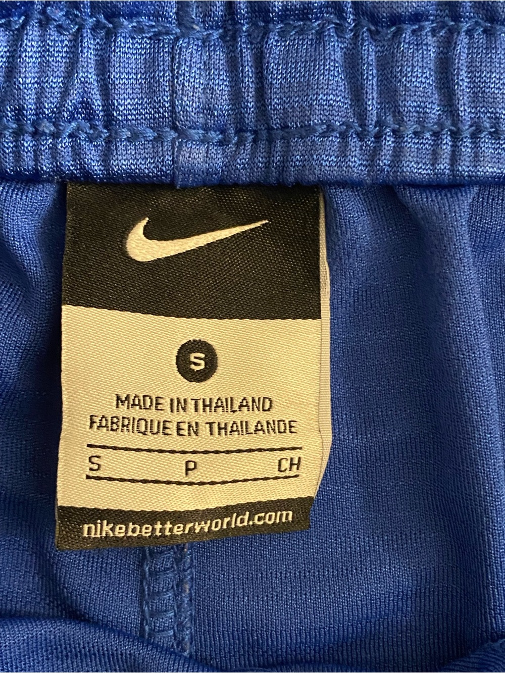 Nike Men's Royal Blue Long Dri-FIT Athletic Shorts Shiny Y2K - Picture 2 of 10